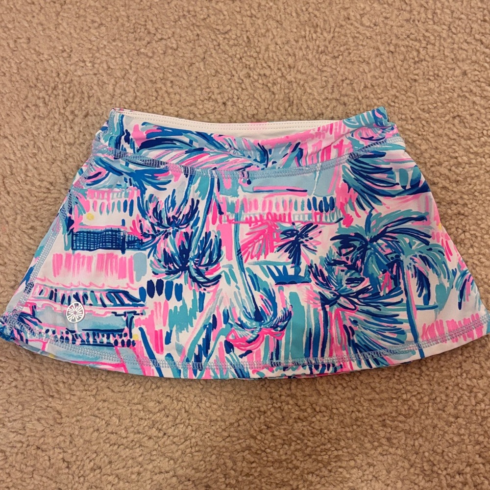 Lilly Pulitzer Kids Luxletic Skirt in Perfect Match